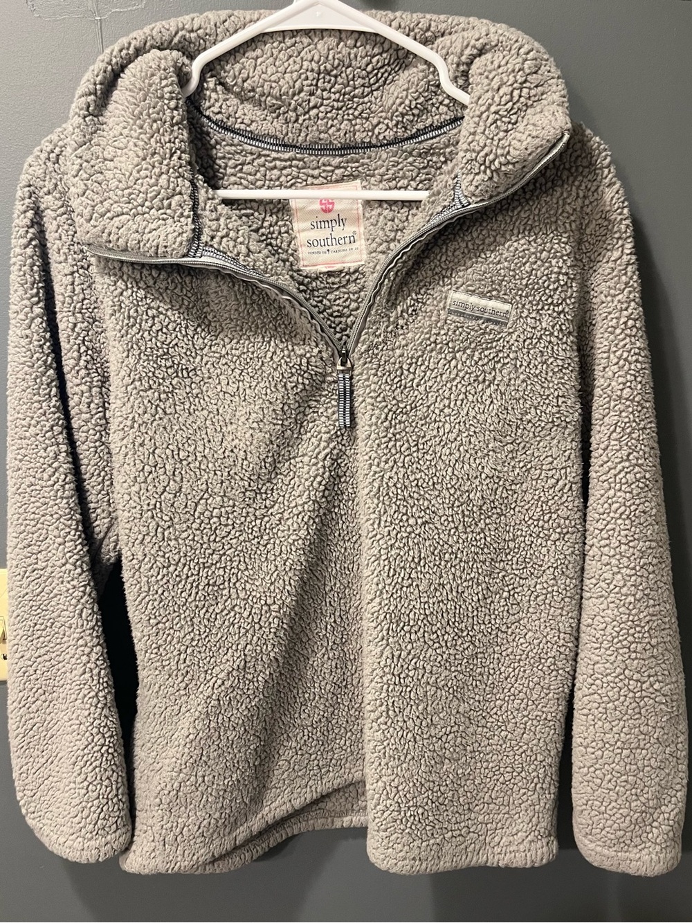 Simply Southern Fleece Quarter Zip Jacket